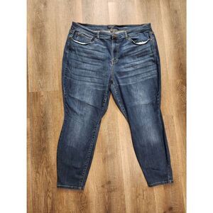 Judy blue Relaxed Fit size 24W (42×28) dark wash stretch denim 5 pocket